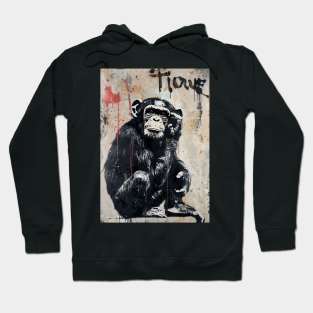 Banksy Graffiti monkey Hoodie